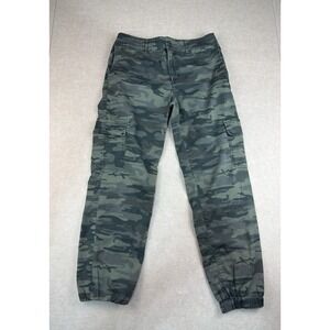 SANCTUARY Pants Womens Sz S Green Take Over Cargo Jogger In Camo Cotton Blend